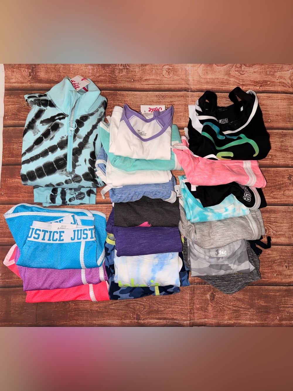Justice Girls Spring Summer Clothes/Outfits/Sets Lot Size 8